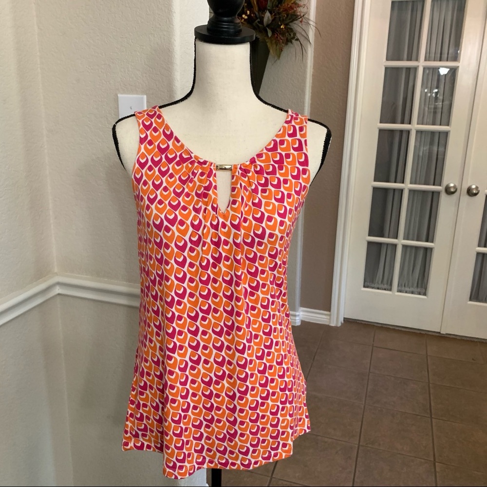 Banana Republic pink & orange top
